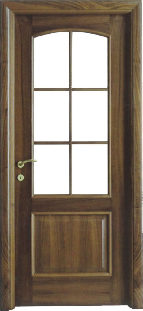 Usa de interior din lemn cu geam model A82