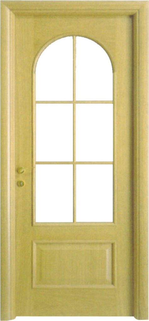 Usa de interior din lemn cu geam model A86